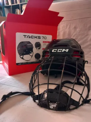 Casco Portero Hockey Infantil CCM. Talla S.