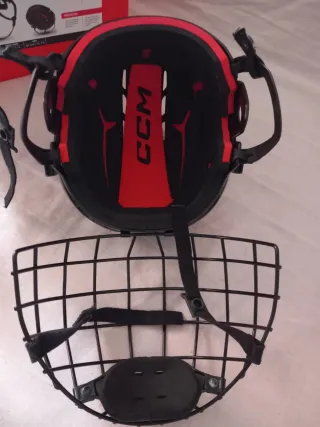 Casco Portero Hockey Infantil CCM. Talla S.