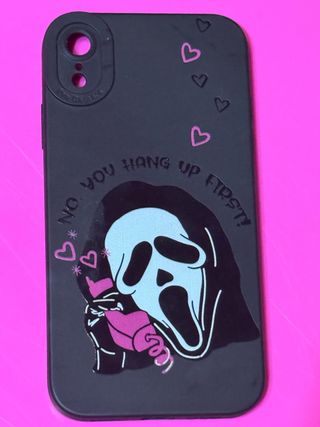 Custodia per iPhone XR con design Ghostface