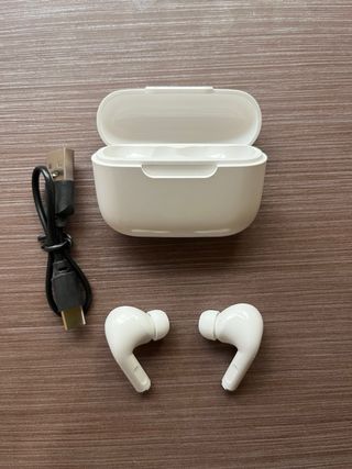 Auriculares Bluetooth Blancos + Cable USB 