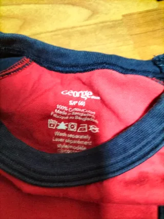 Camisetas niño 4-5 años (verde y rojo)