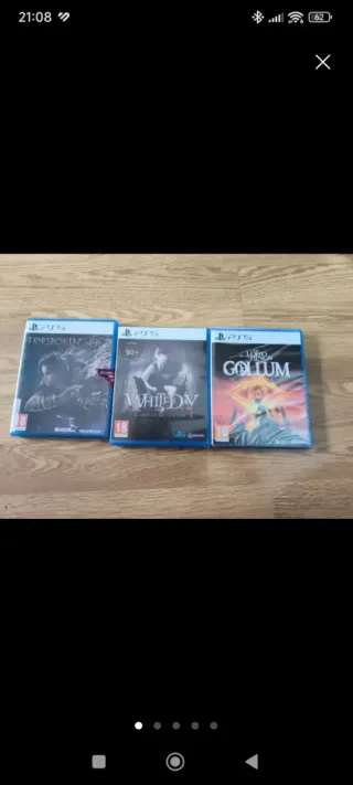Lote 3 Juegos PS5: Forspoken, White Day, Gollum