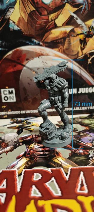 Figura Cable Marvel, hecho con Resina HD