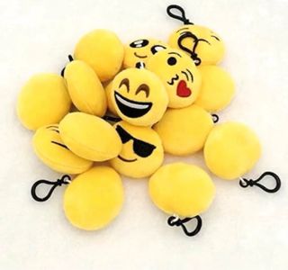 30 Portachiavi Peluche Emoji cm 5