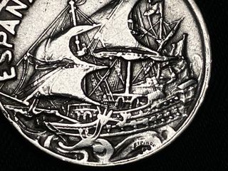 Relieves marcados Moneda 25 céntimos 1925 