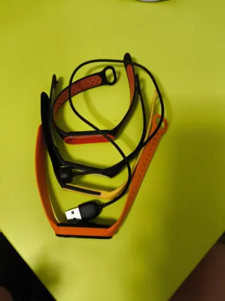 Reloj Inteligente Negro y Naranja solo para piezas