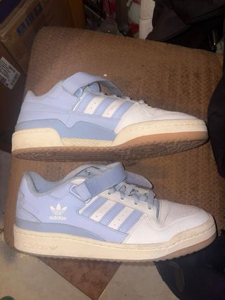 Adidas Forum Low Talla 44 Blanco y Azul