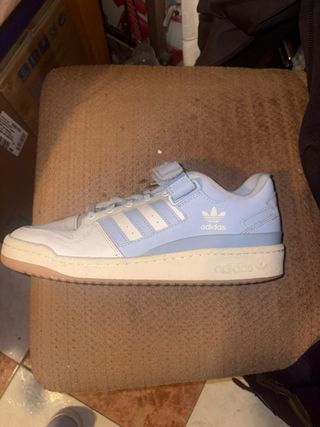 Adidas Forum Low Talla 44 Blanco y Azul