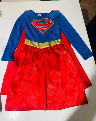 Disfraz Supergirl niña talla única