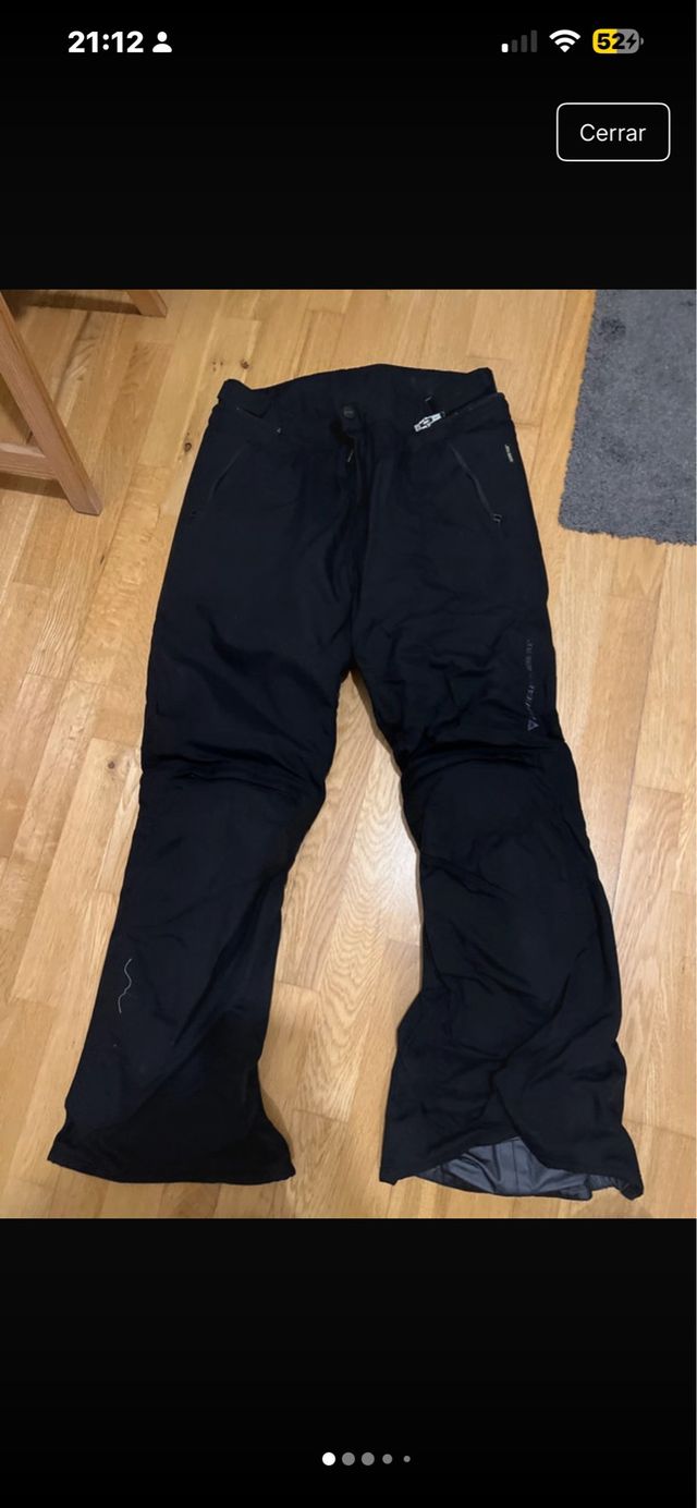 Pantalón Moto Invierno Gore-Tex Negro