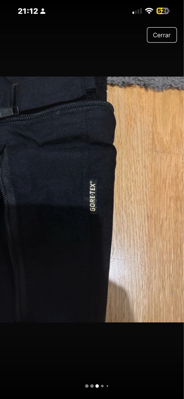 Pantalón Moto Invierno Gore-Tex Negro