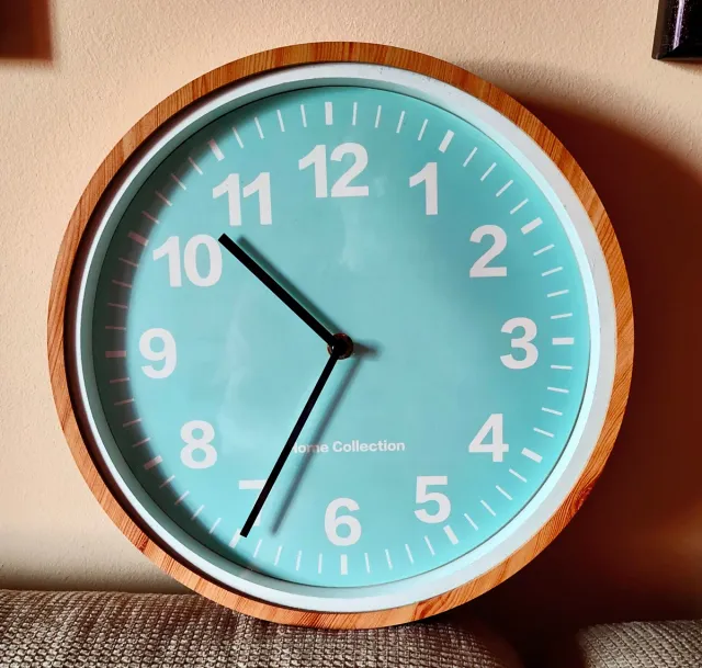 Reloj de pared redondo, cocina