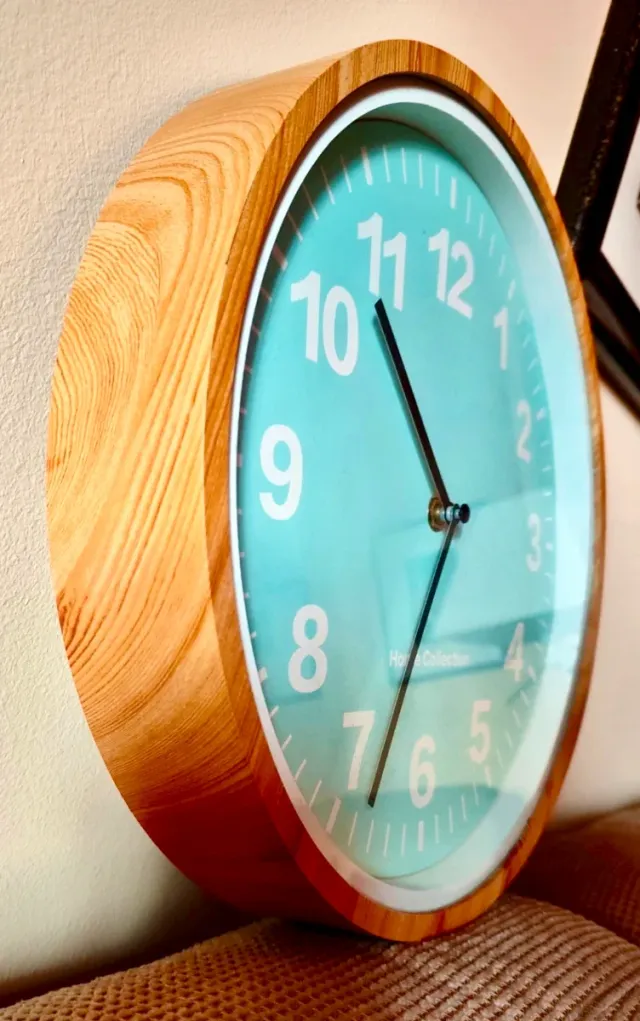Reloj de pared redondo, cocina
