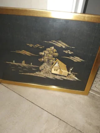 Cuadro Decorativo Paisaje con Casa