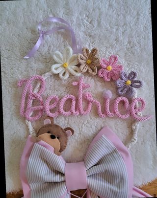 Fiocco nascita personalizzato