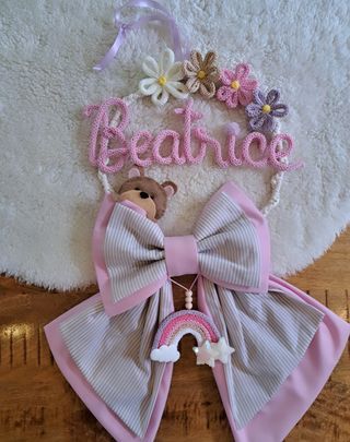 Fiocco nascita personalizzato