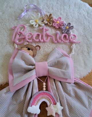 Fiocco nascita personalizzato