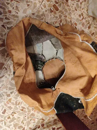 Pouf marocchino in pelle