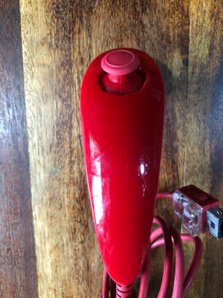 Nunchuk Rosso Wii nintendo wii funzionante