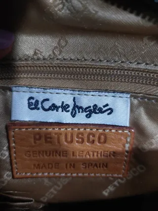 Bolso Piel Petusco Marrón