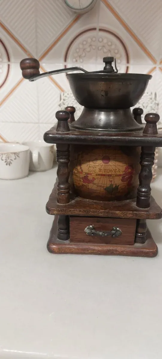 Oportunidad!!!Molinillo Café Vintage Madera y Met