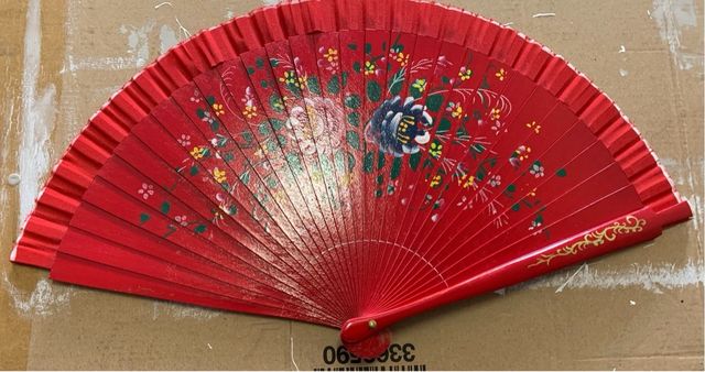 Set ventagli pizzo nero