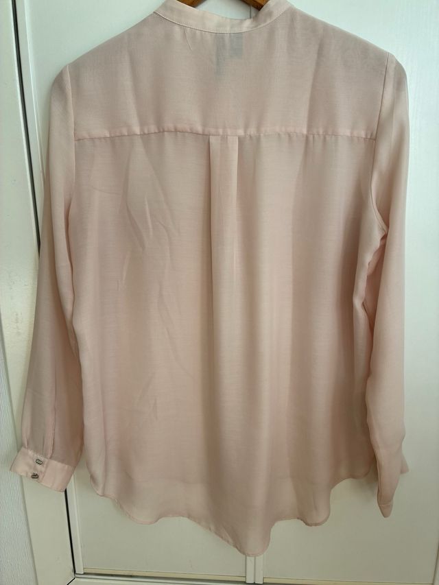 Blusa gasa rosa talla L