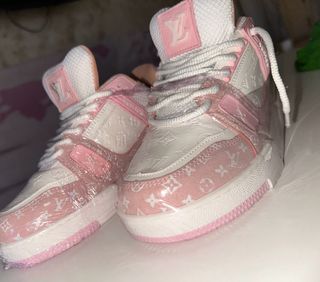 Zapatillas Niña Rosa y Blanca Nuevas.38-38,5