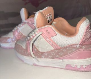 Zapatillas Niña Rosa y Blanca Nuevas.38-38,5