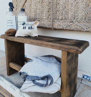 Banco rústico estilo Zara Home
