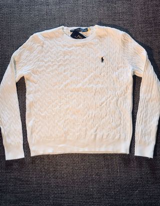Jersey Polo Ralph Lauren Blanco Talla M