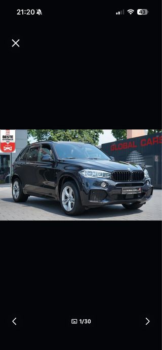 BMW X5 3.0D X-DRIVE M/SPORTPAKET 258 CVS 2018