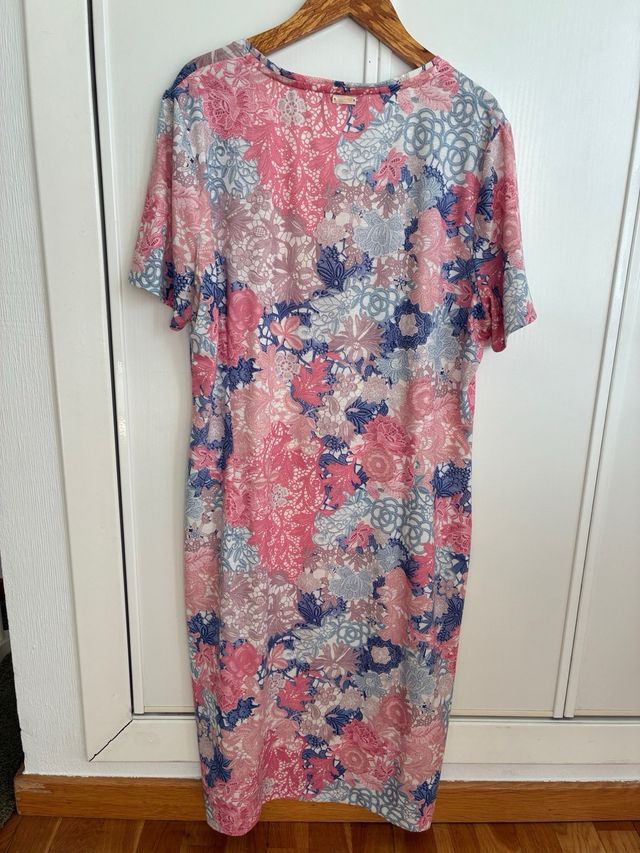 Vestido estampado algodón