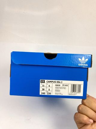 Adidas Campus 00s Preto Branco Goma 38 EU