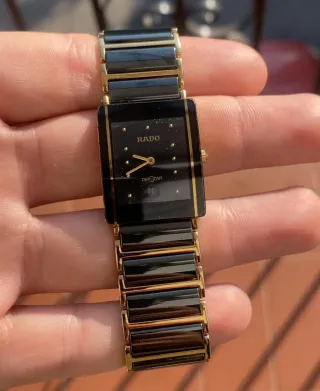 Reloj Rado DiaStar Chapado en Oro Negro Quartz 