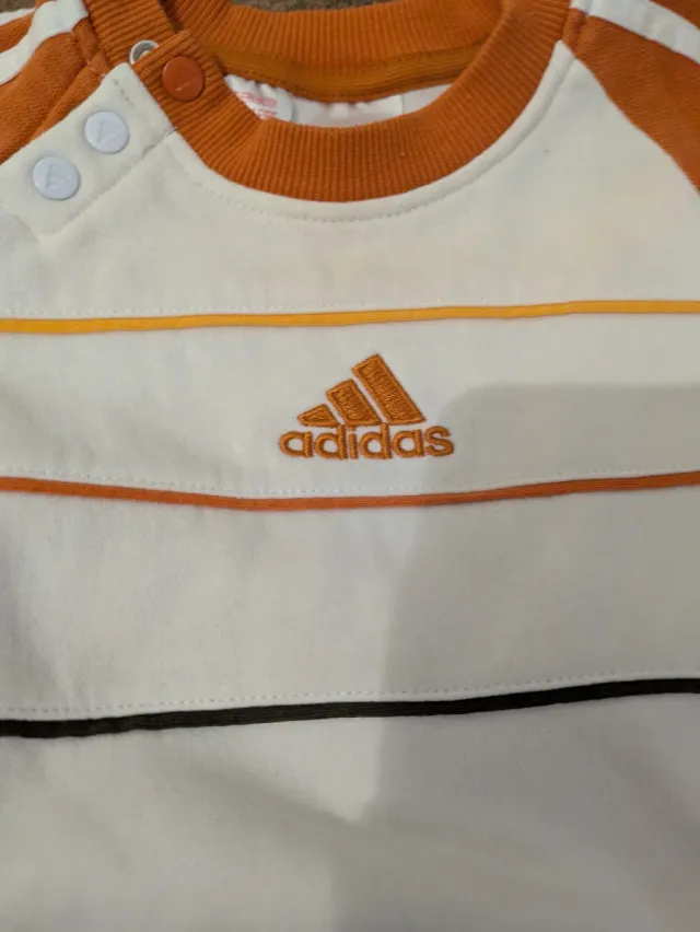 Chándal bebé Adidas naranja y marrón 3-6 meses