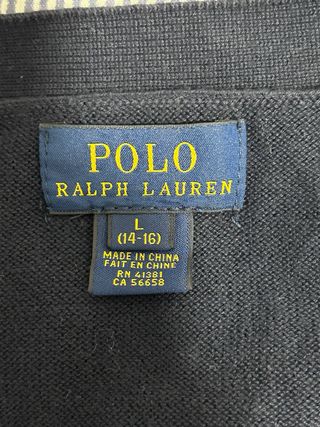 Cárdigan Polo Ralph Lauren teenager / talla L. 