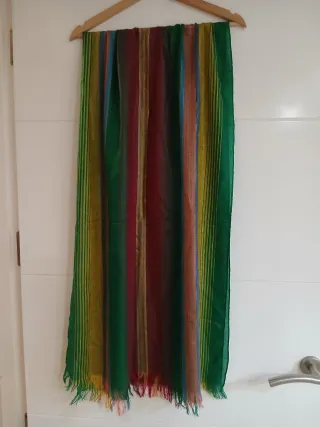Fular étnico multicolor
