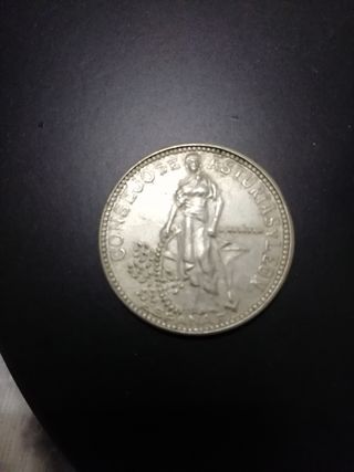 Moneda 2 ptas 1937 Consejo de Asturias y Leon