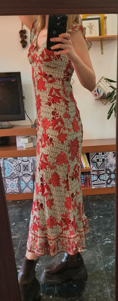 Vestido Springfield nuevo talla S Boho vintage