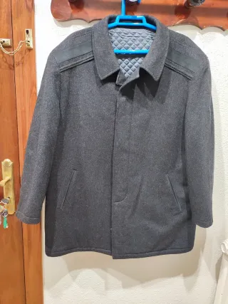 Abrigo lana caballero talla 58