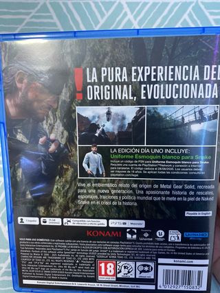 PS5 Metal Gear Solid: Snake Eater Edición Día Uno