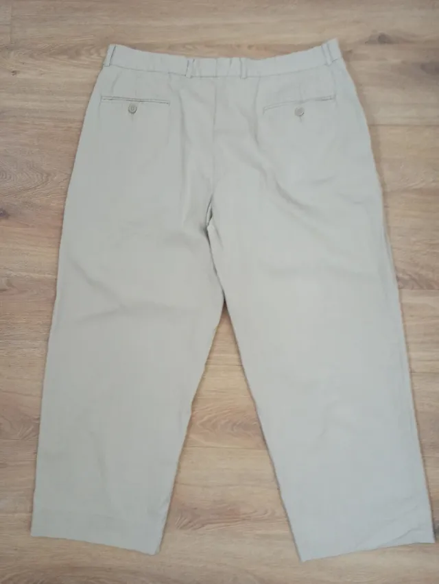 Pantalón Yves Saint Laurent Vintage Beige