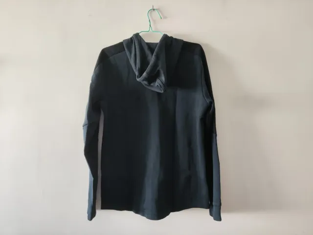 Felpa nera con zip Puma taglia L