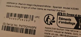 Magic Keyboard iPad Air de 13" (M3 Blanco Español