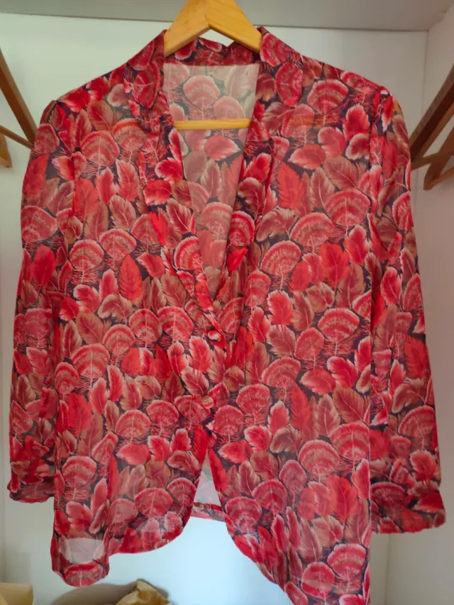 Chaqueta estampada floral