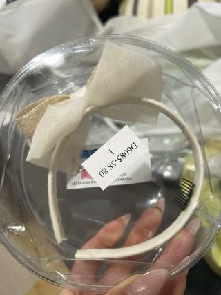 Vestido de Comunión, diadema y cancán