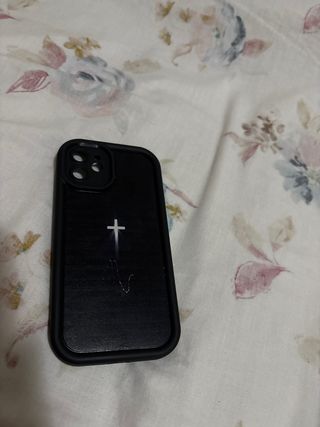 Custodia per iPhone 12 Black Cross