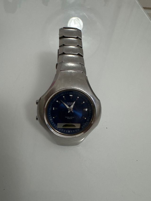 Reloj Casio Analógico-Digital Azul