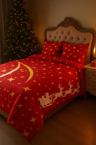 Copripiumino Matrimoniale Babbo Natale